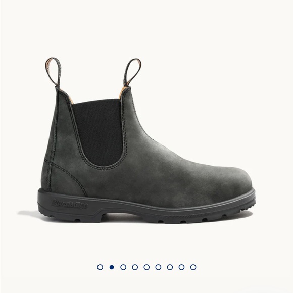 New Blundstone 587 Rustic Black Chelsea Boots size 9.5 women’s or men’s 7.5 - Picture 2 of 12